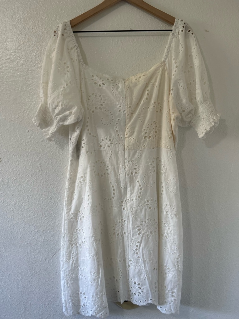 7 for all mankind white eyelet dress size XL - Picture 8 of 8